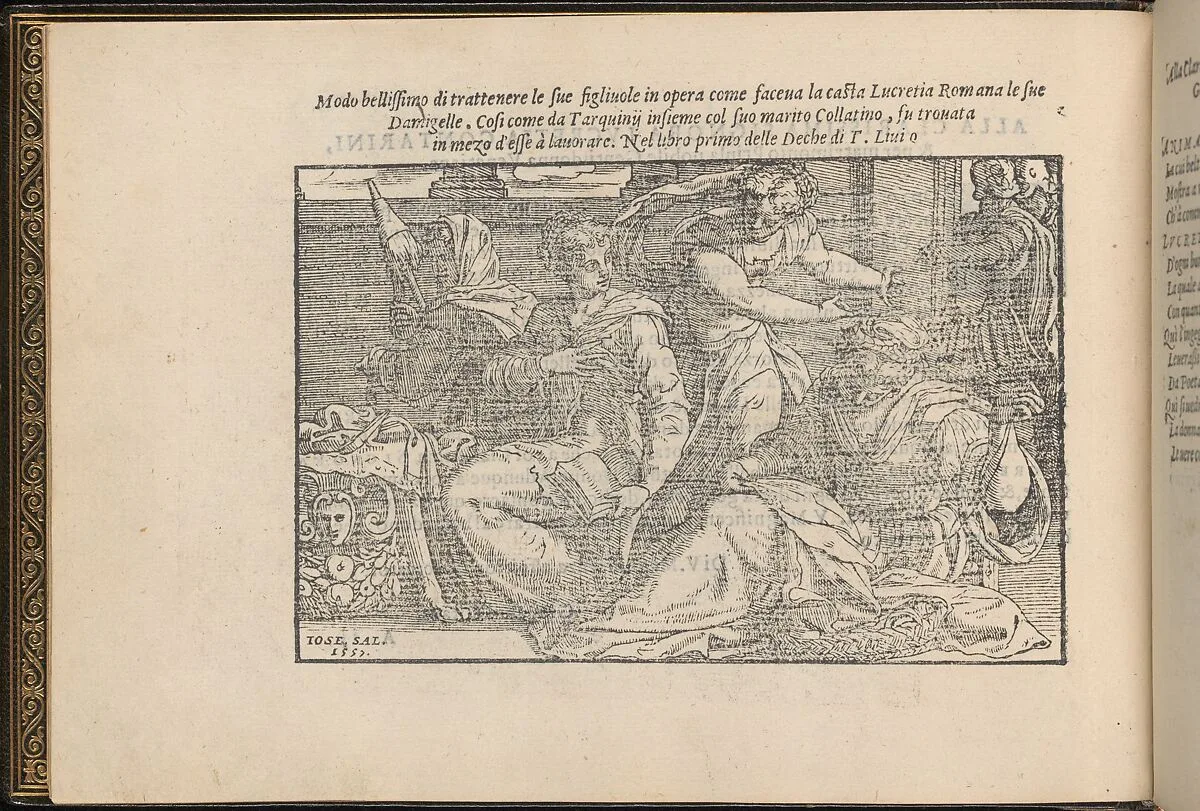 La Vera Perfettione del Disegno di varie sorti di recami, page 2 (verso) — Giovanni Ostaus|Giuseppe Salviati (Giuseppe Porta, called Il Salviati)