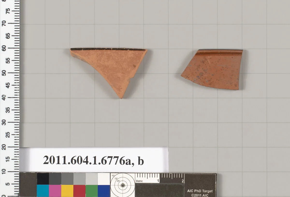 Terracotta rim fragments of kylikes (drinking cups) — Unknown