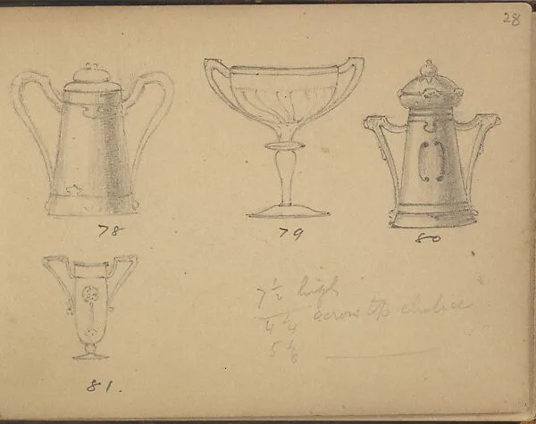 Four Designs for Drinking Vessels — Edgar Gilstrap Simpson