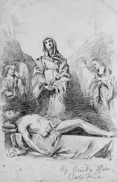 Pieta, Detail — John Singer Sargent|Guido Reni