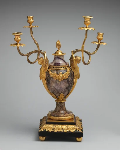 Candelabrum perfume burner (one of a pair)