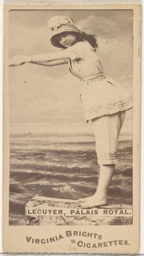 Lecuyer, Palais Royal, from the Actors and Actresses series (N45, Type 1) for Virginia Brights Cigarettes