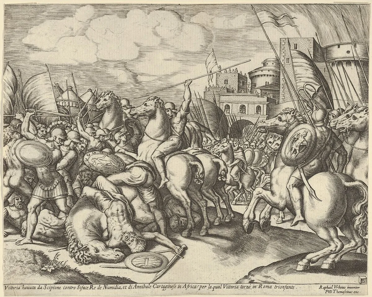 The victory of Scipio over Syphax — Master of the Die|Philippe Thomassin