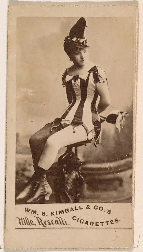 Mlle. Rescalli, from the Actresses series (N203) issued by Wm. S. Kimball & Co. — William S. Kimball & Company