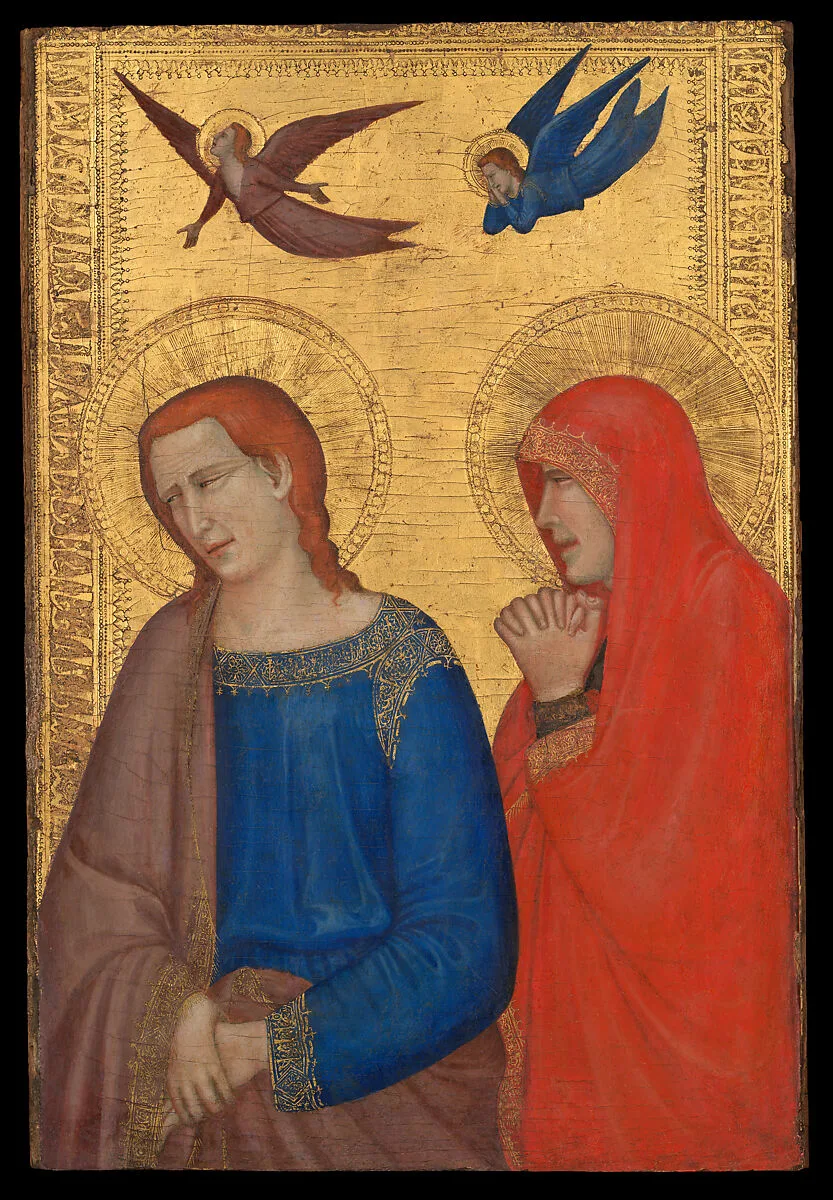 Saints John the Evangelist and Mary Magdalene — Italian, Neapolitan Follower of Giotto