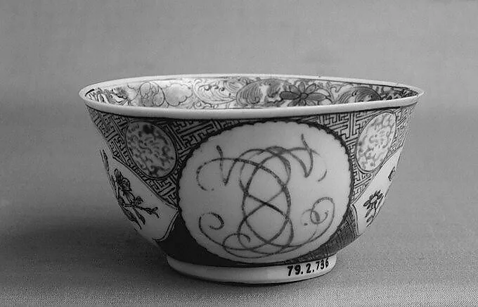 Teabowl and saucer — Unknown