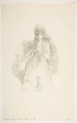 Portrait of a Young Woman Wearing a Hat (Miss Seaton) (Dorothy Seaton in a Hat)