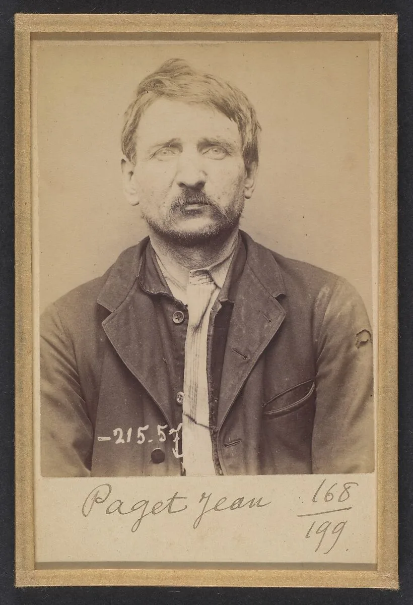 Paget. Jean, Louis. 41 ans, né le 15/7/52 à Thonon (Haute-Savoie). Cordonnier. Anarchiste. 12/3/94. — Alphonse Bertillon