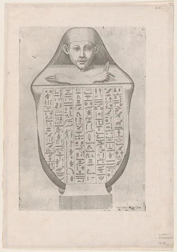 Speculum Romanae Magnificentiae: Face of an Egyptian canopic vase
