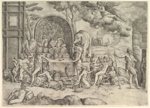The Wedding of Cupid and Psyche (right panel)