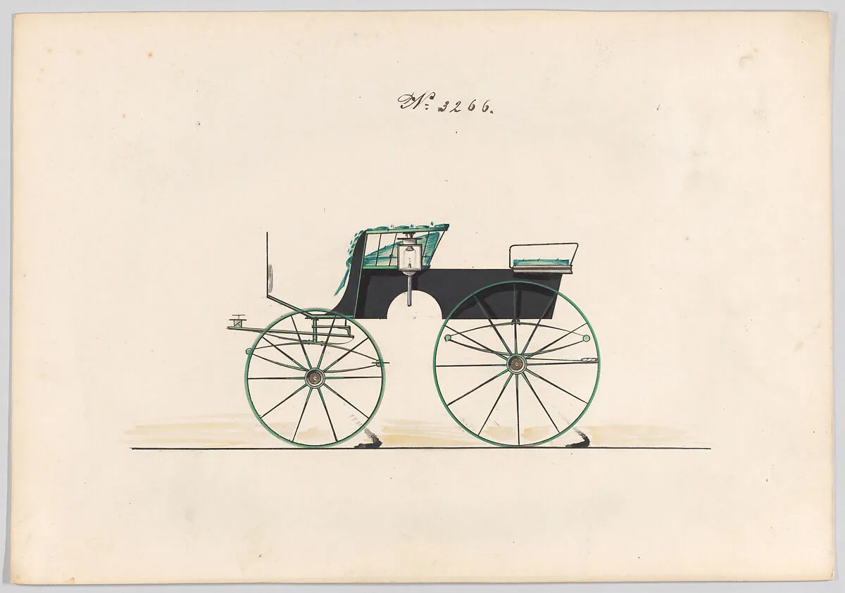 Design for T-Cart, no. 3266 — Brewster & Co.