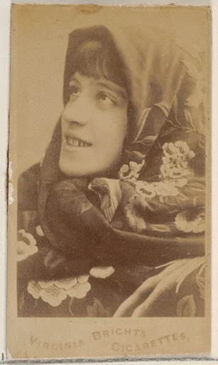 From the Actors and Actresses series (N45, Type 5) for Virginia Brights Cigarettes