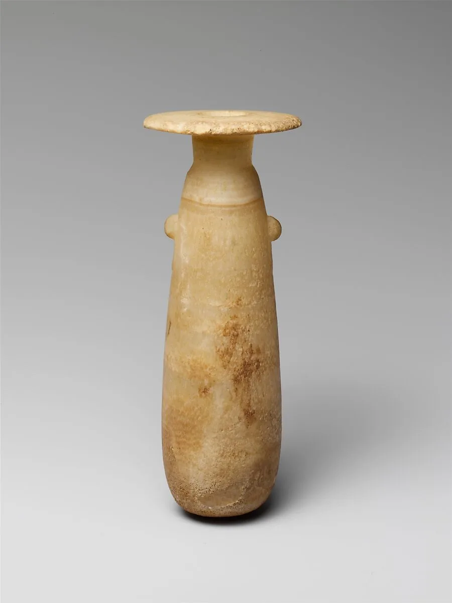 Alabaster alabastron (perfume vase) — Unknown