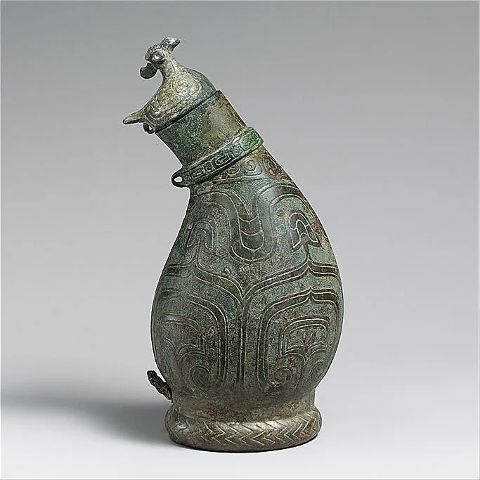西周晚期至東周早期 青銅瓠壺|Wine container (hu) — Unknown
