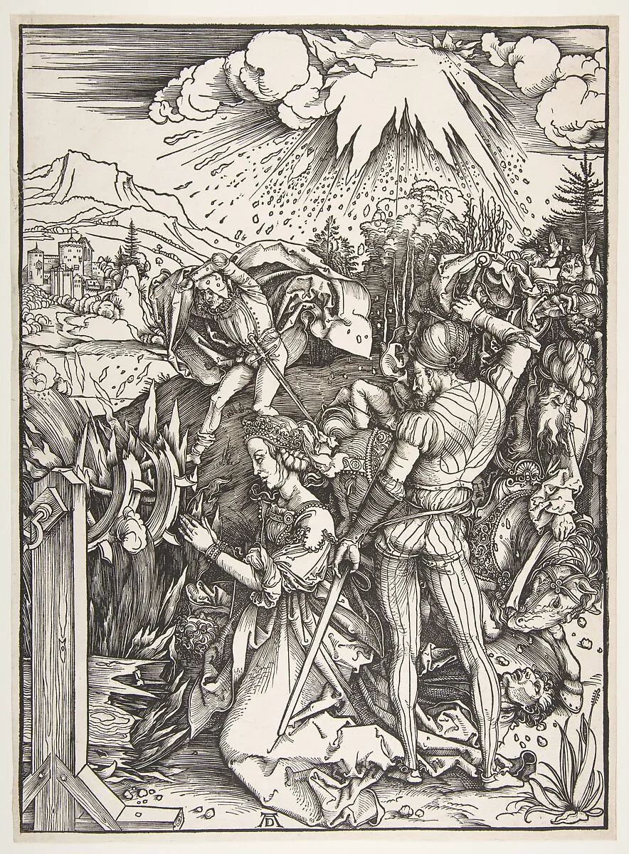The Martyrdom of Saint Catherine of Alexandria — Albrecht Dürer