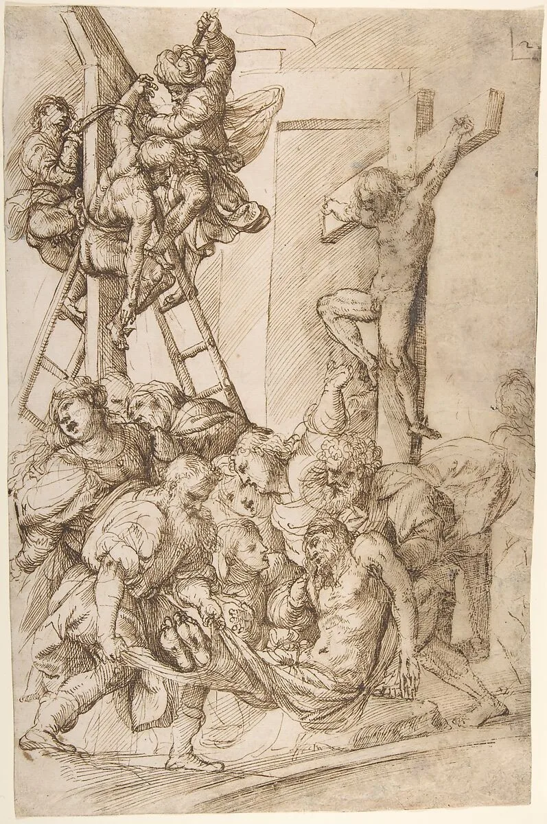 The Deposition from the Cross — Domenico Campagnola