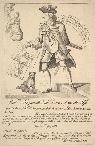 William Hog-garth Esq. Drawn from the Life