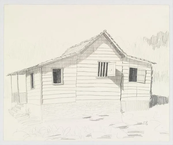 Farmer's House Near Cienfuegos Cuba — Emilio Sanchez