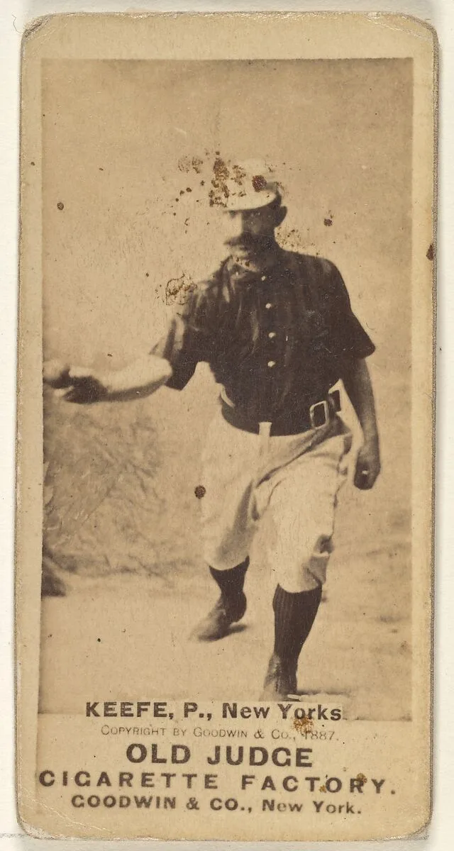 Timothy John "Tim" Keefe, Pitcher, New York, from the Old Judge series (N172) for Old Judge Cigarettes — Goodwin & Company