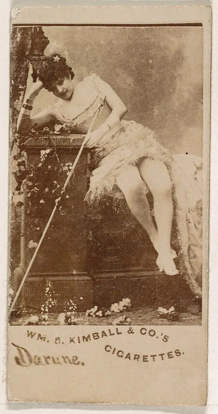 Miss Darune, from the Actresses series (N203) issued by Wm. S. Kimball & Co. — William S. Kimball & Company