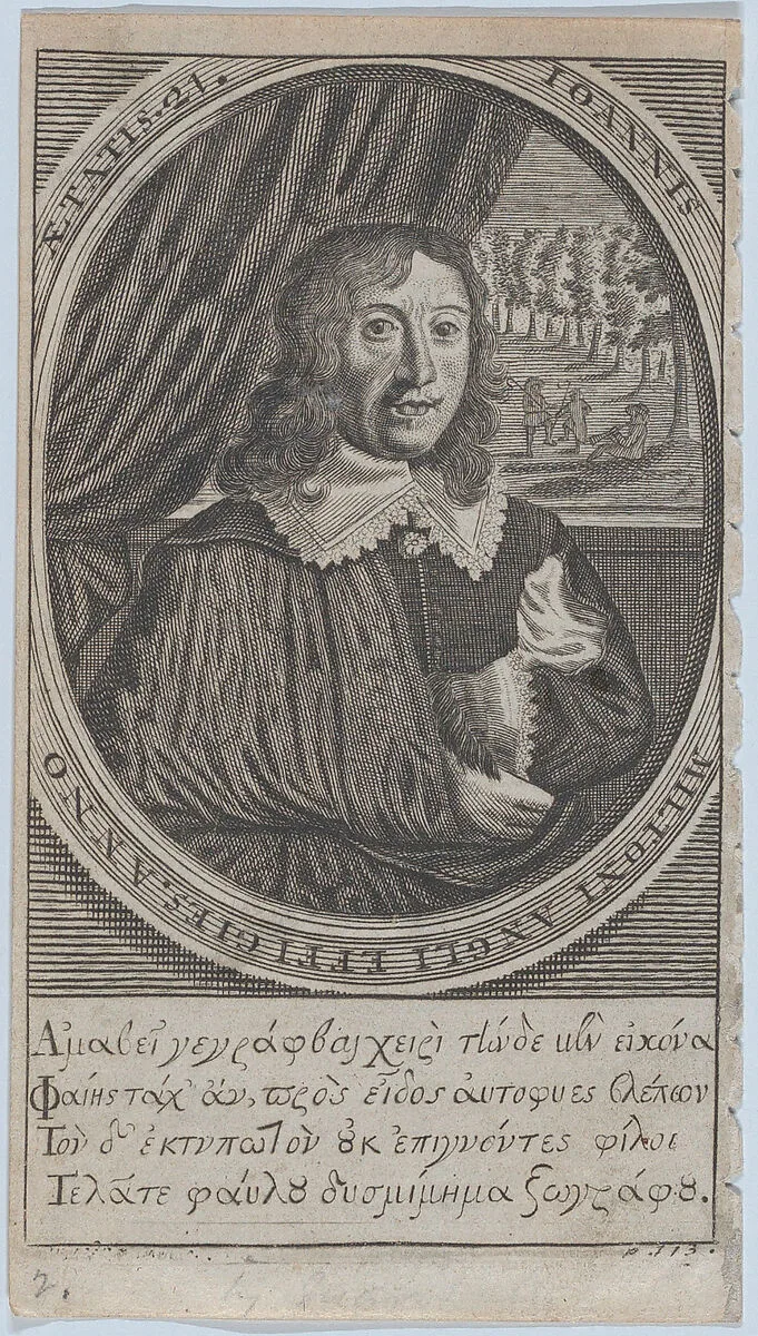 John Milton, Age 21 (frontispiece: Paradise Regained) — Michael Vandergucht|John Milton