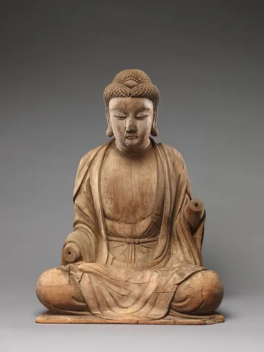 金    木雕釋迦牟尼佛像|Buddha, probably Shakyamuni (Shijiamouni)