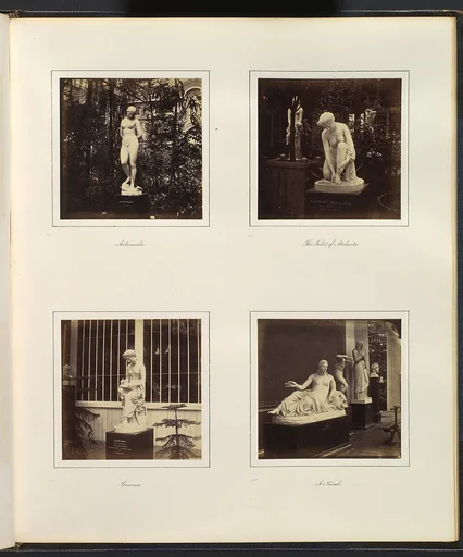 [Sculptures of Andromeda, the Toilet of Atalanta, Corinna, and a Naiad]