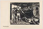 Plate 58: figures gathering the dead, an allegory of the sovereignty of the village, from the portfolio 'Estampas de la revolución Mexicana' (prints of the Mexican Revolution) — Taller de Gráfica Popular|Ignacio Aguirre
