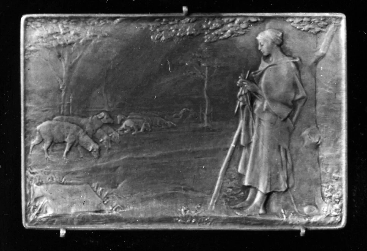 Shepherdess, 1888 — Louis-Oscar Roty