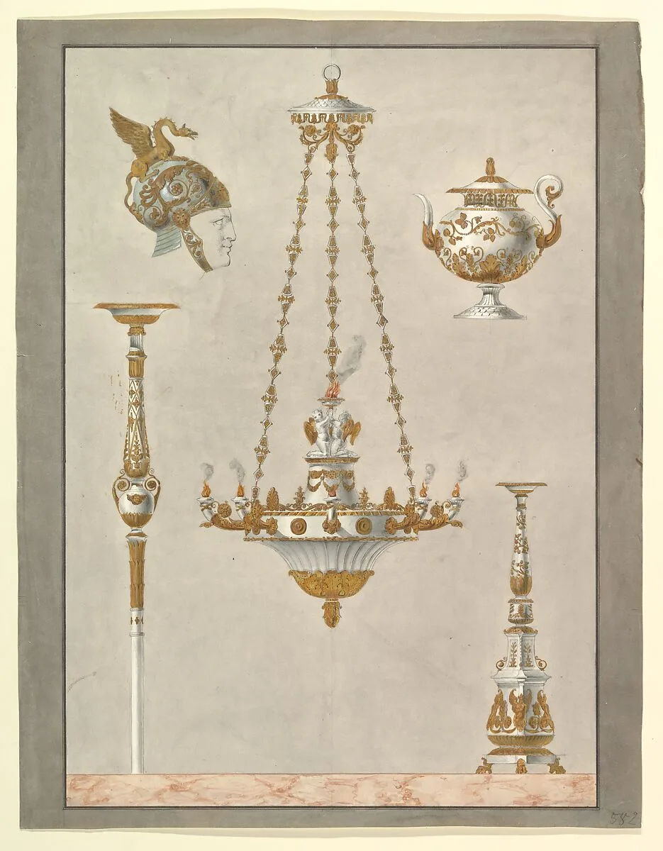 Designs for Metalwork — Anonymous, Italian, 19th century