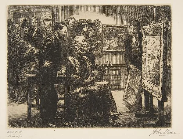 The Picture Buyer; from the series 'New York City Life' — John Sloan