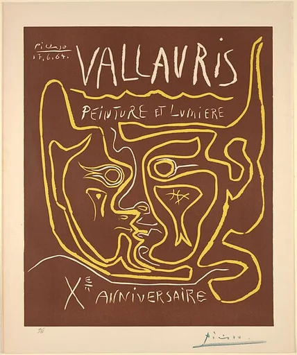 Vallauris Exhibition, "Painting and Light," Tenth Anniversary, 1964