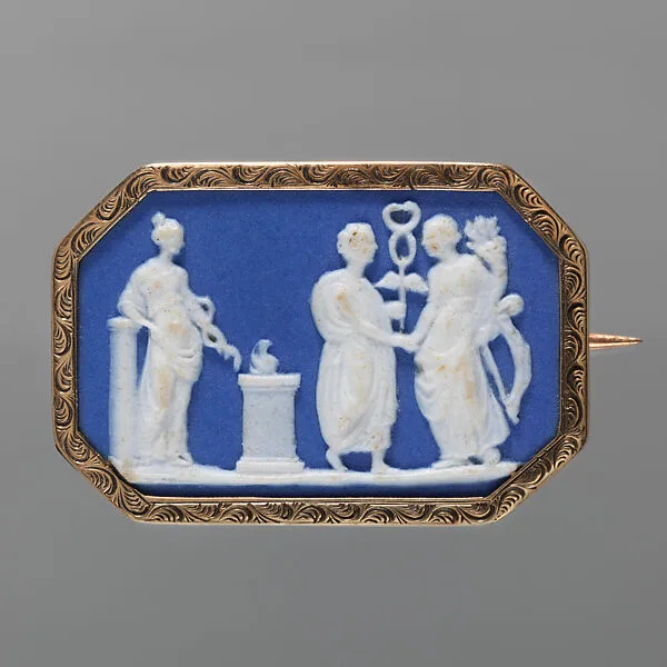 Cameo mounted as a brooch — Josiah Wedgwood and Sons