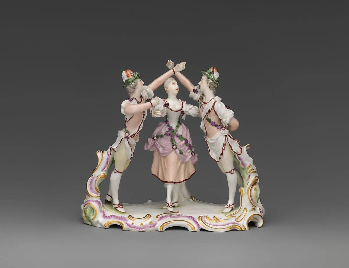 Three dancers — Ludwigsburg Porcelain Manufactory|Joseph Nees