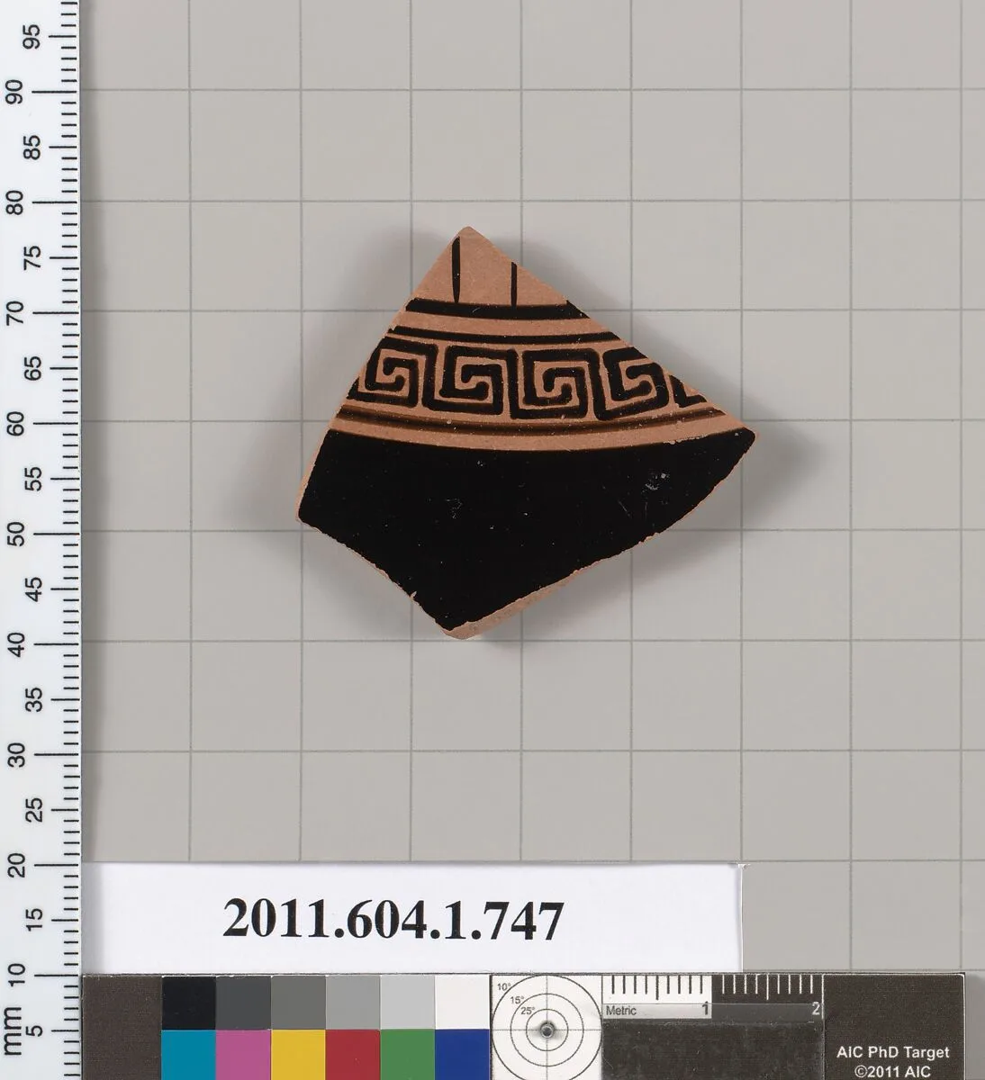 Terracotta fragment of a kylix (drinking cup) — Unknown