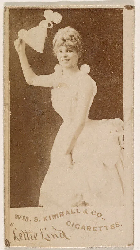 Lettie Lind, from the Actresses series (N203) issued by Wm. S. Kimball & Co. — William S. Kimball & Company