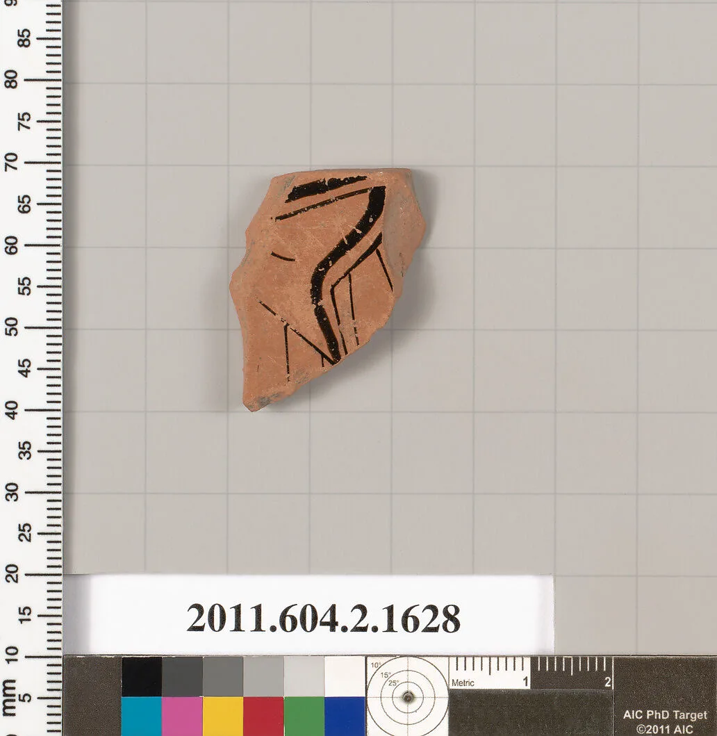 Terracotta fragment of a skyphos (deep drinking cup) — Unknown