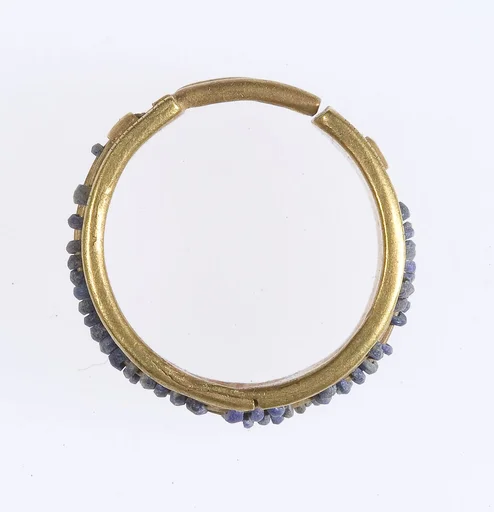 Beaded Penannular Earring