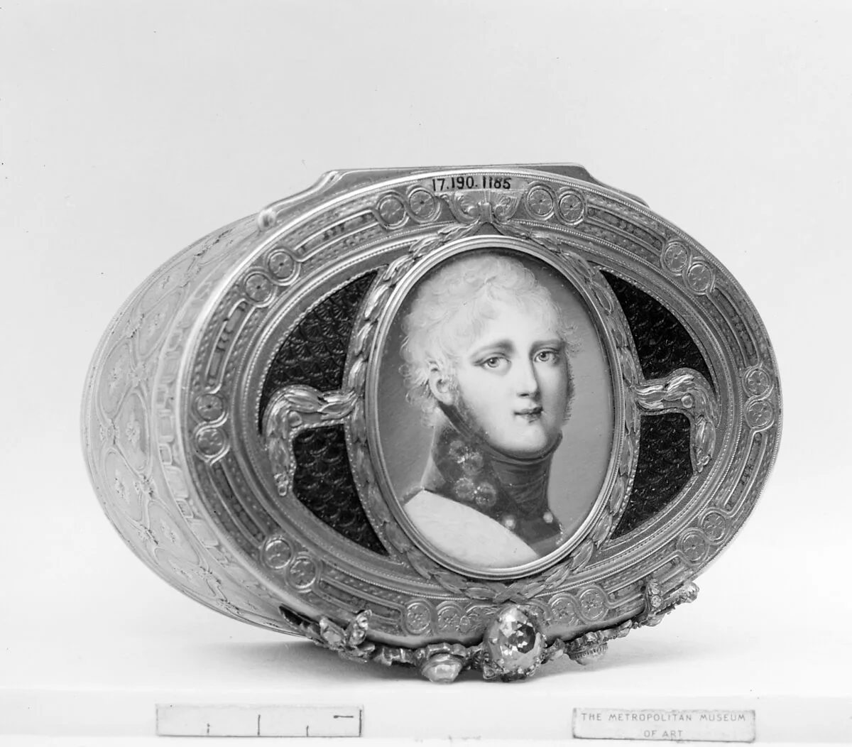 Snuffbox with miniature of Alexander I of Russia — Jean Georges (or George)|Edward Miles