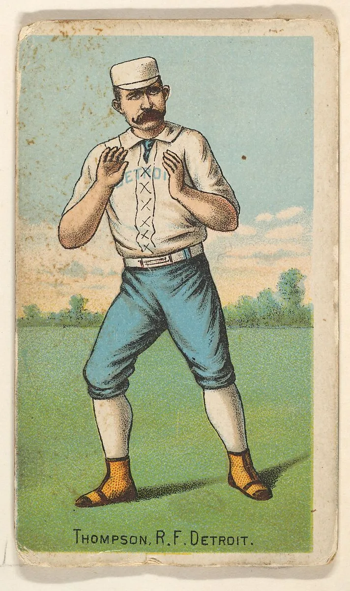 Thompson, R. F., Detroit, from the Gold Coin series (N284) for Gold Coin Chewing Tobacco — D. Buchner & Co., New York