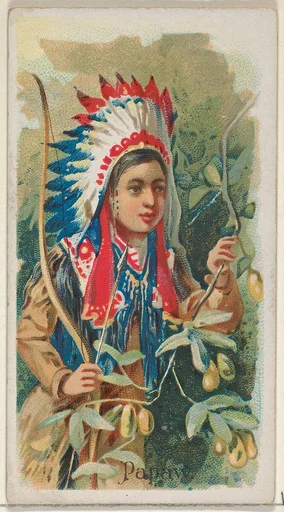 Papaw, from the Fruits series (N12) for Allen & Ginter Cigarettes Brands