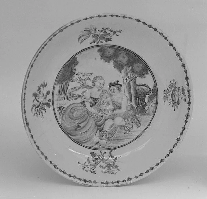 Saucer (part of a service) — Unknown