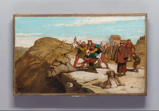 The Fable of the Miller, His Son, and the Donkey No. 7