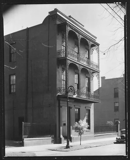 [Cast-Iron Balconied House, New Orleans, Louisiana]