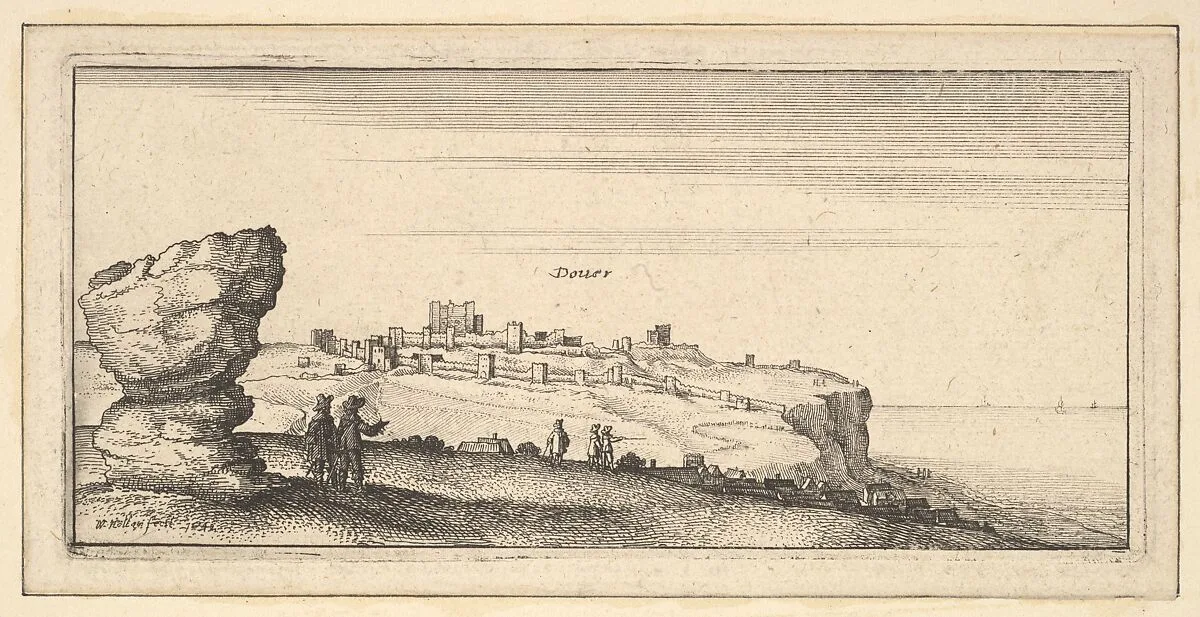 Douer (Dover) — Wenceslaus Hollar