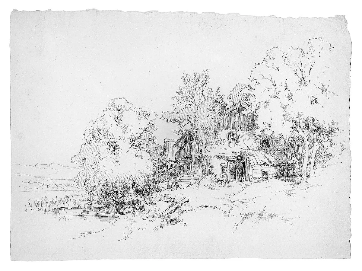 German Farm Building — Andrew Fisher Bunner
