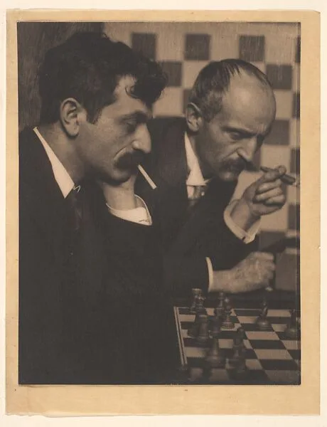 Dr. Emanuel Lasker and His Brother — Frank Eugene