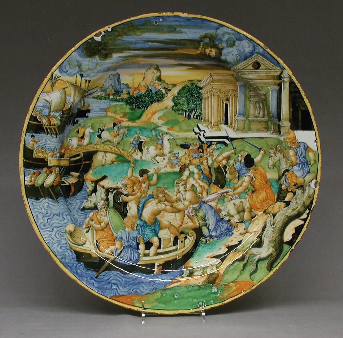 Dish — Marcantonio Raimondi|Raphael (Raffaello Sanzio or Santi)|Giulio Romano|Fra Xanto Avelli da Rovigo