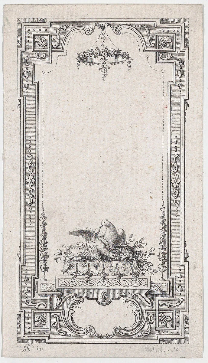 Frontispiece, from Bussy-Rabutin's 'Histoire amoureuse des Gaules' — Pierre Philippe Choffard