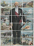 France, from the World War I Puzzle Cards series — Chocolates Jaime Boix, Barcelona|Raymond Poincaré, Prime Minister of France and President of France|J. Lopez